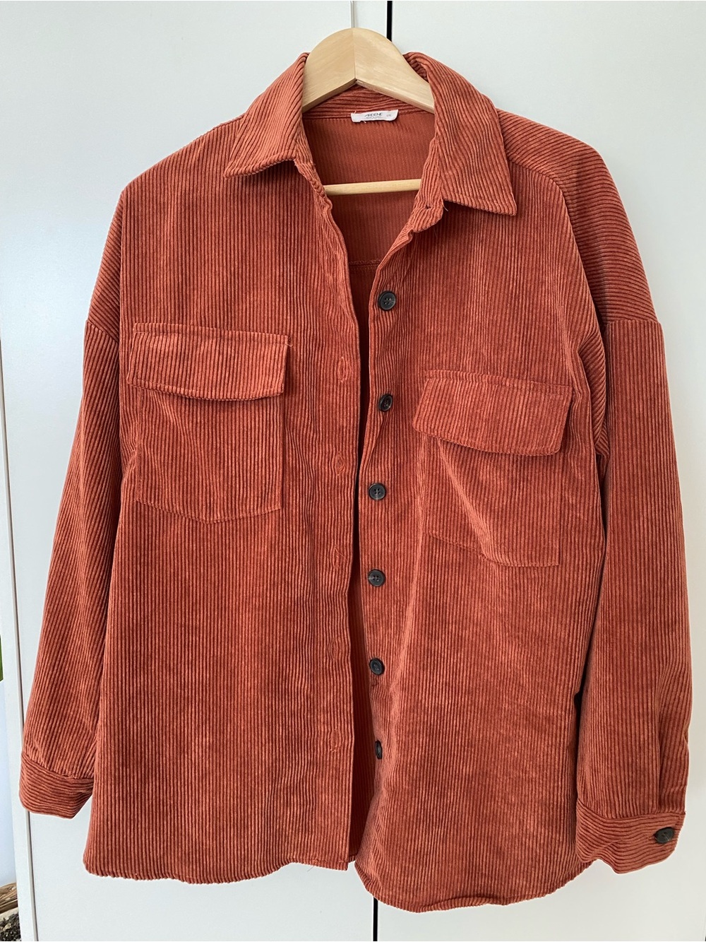 Ardene Rust Corduroy Shirt Jacket